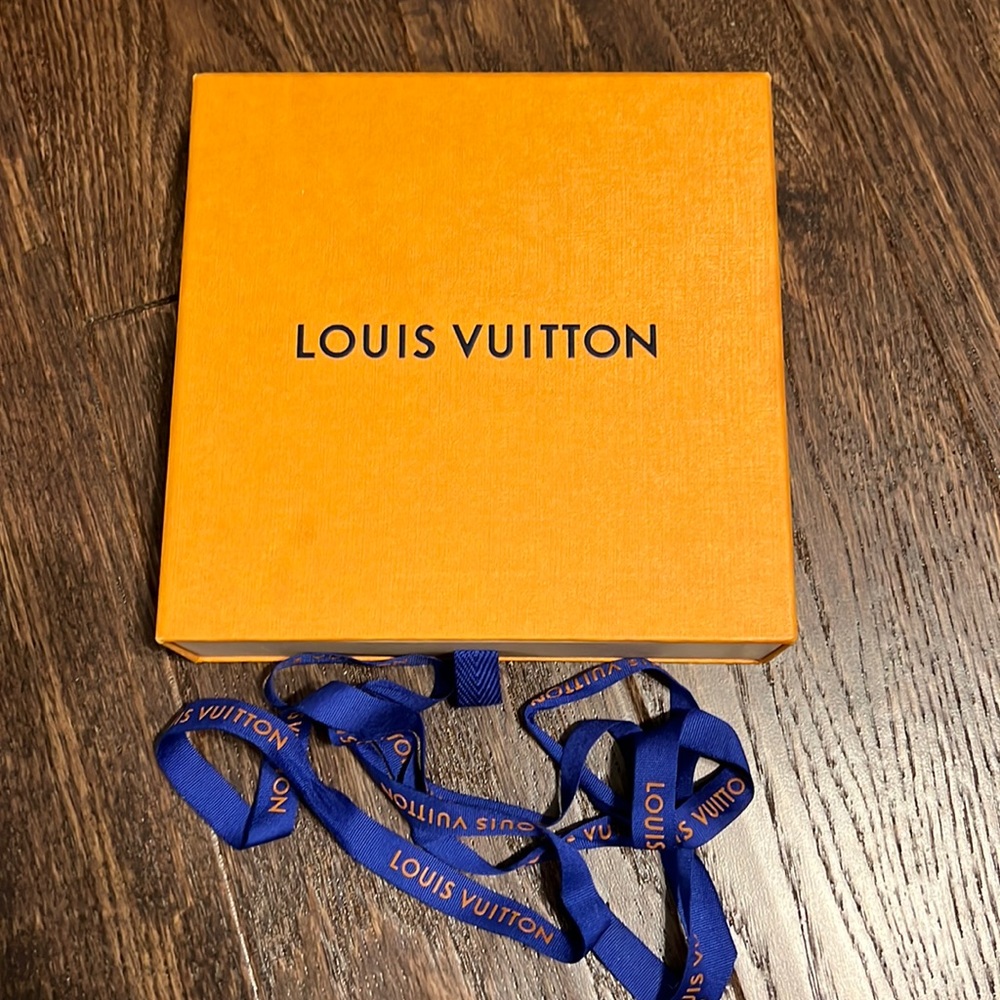 Authentic Louis Vuitton Box and grosgrain ribbon -box 6.5”X6.5” and 2” deep